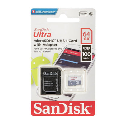 ¡Amplía tu almacenamiento con la SanDisk Ultra 64GB!