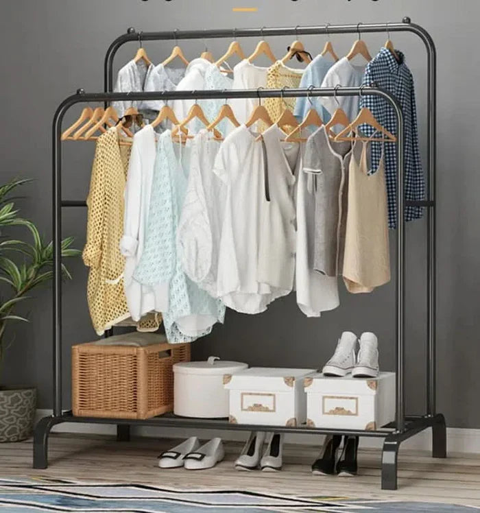 Clothes Pro® Perchero Doble para Ropa y Calzado