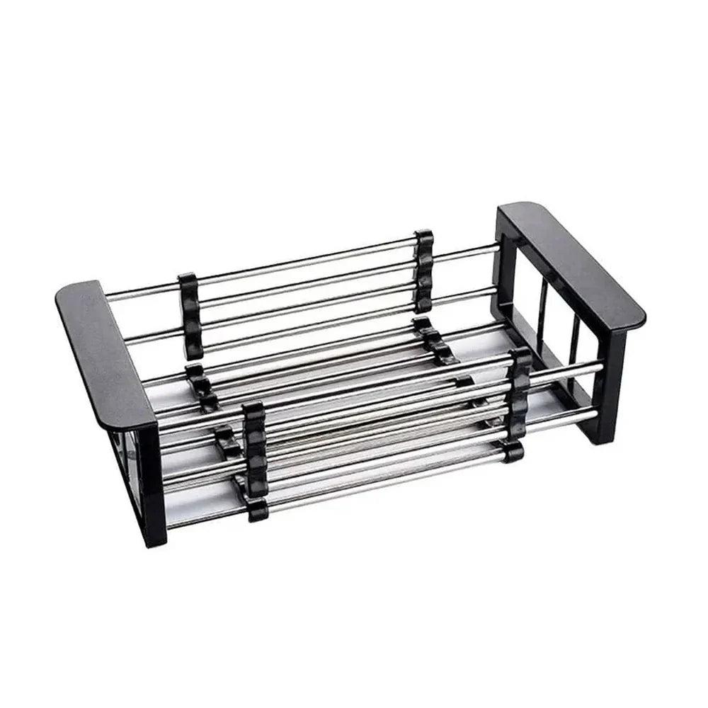 Drain Aliments Pro® Escurridor Extensible de Acero y Plástico para Pileta