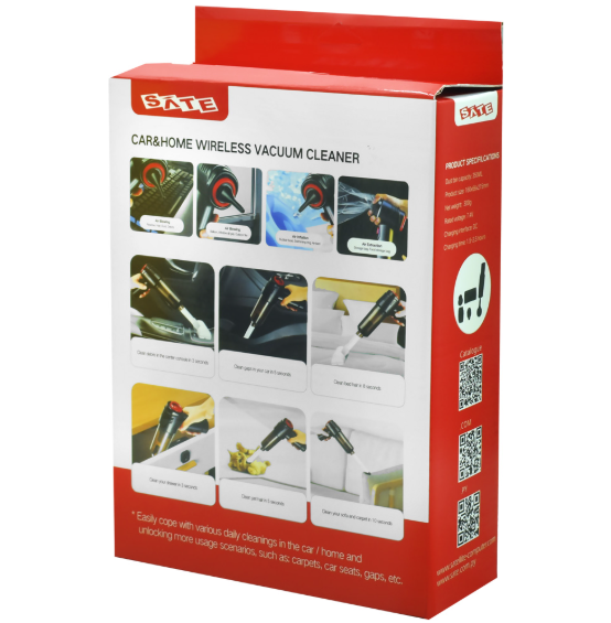 Aspiradora AirJet – Potencia compacta para tu auto y hogar