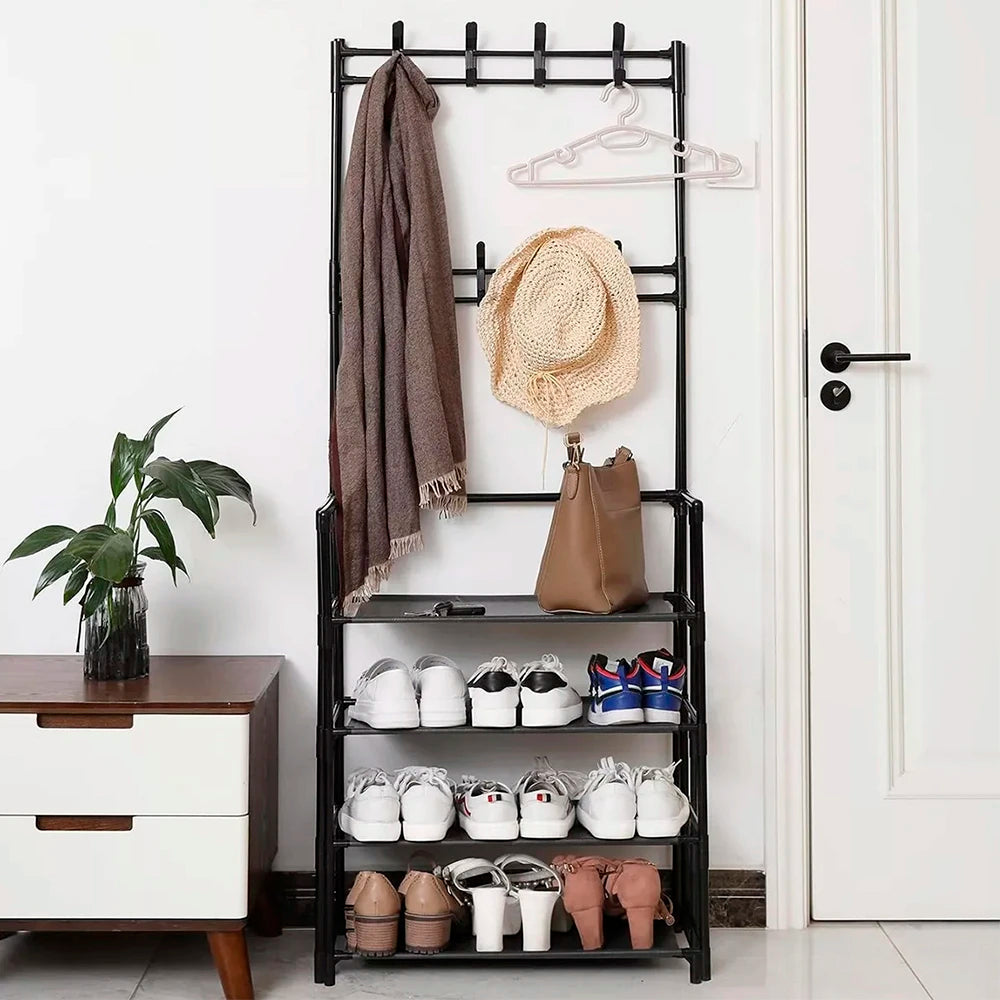 Rack pro® Perchero Multifuncional con Zapatero