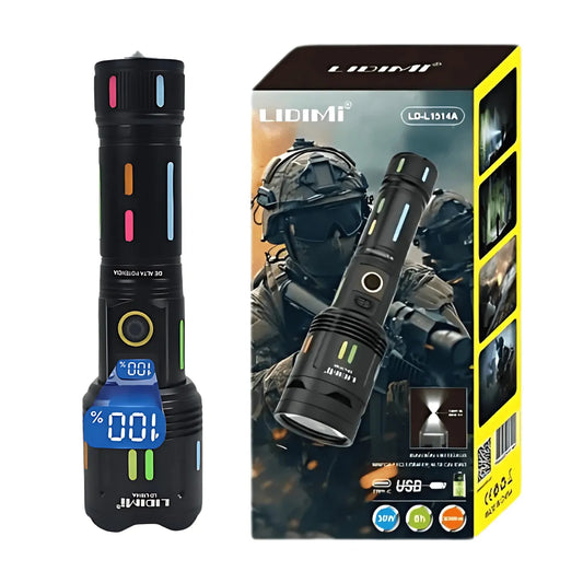 LINTERNA LIDIMI 30WATTS CON PRENDEDOR DE FUEGO®